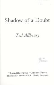 Tapa de Shadow of a doubt