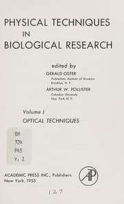 Tapa de Physical techniques in biological research
