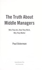 Tapa de The truth about middle managers