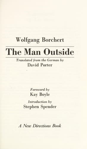 Tapa de The man outside.