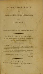 Tapa de Nature and effects of emetics, purgatives, mercurials, and low diet, in disorders of Bengal and similar latitudes