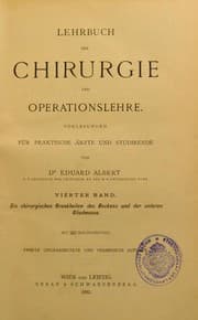 Tapa de Lehrbuch der Chirurgie und Operationslehre