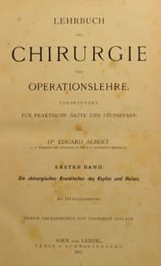 Tapa de Lehrbuch der Chirurgie und Operationslehre