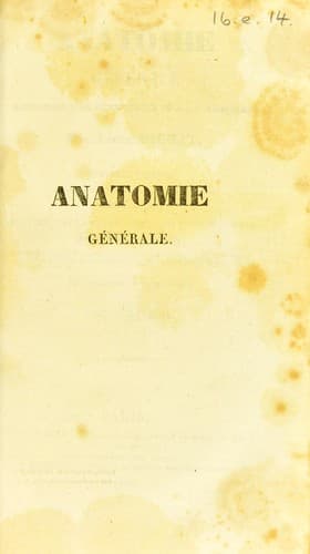 Tapa de Anatomie g©♭n©♭rale