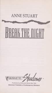 Tapa de Break The Night
