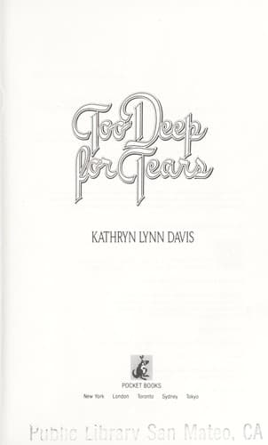 Tapa de Too deep for tears