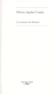 Tapa de Las mujeres de Adriano