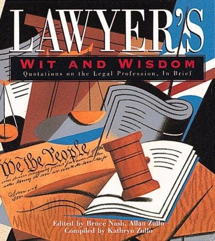 Tapa de Lawyer's wit and wisdom