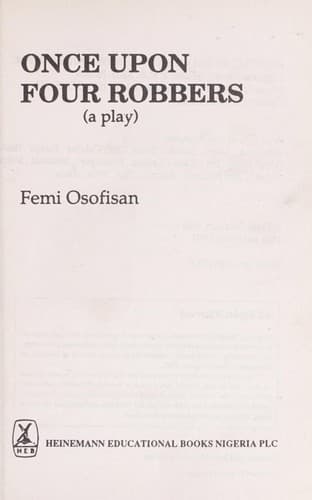 Tapa de Once upon four robbers