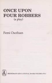 Tapa de Once upon four robbers