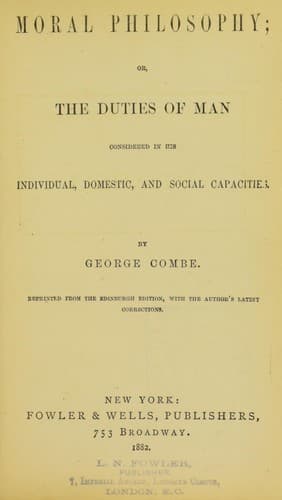Tapa de Moral philosophy