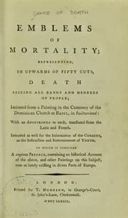 Tapa de Emblems of mortality