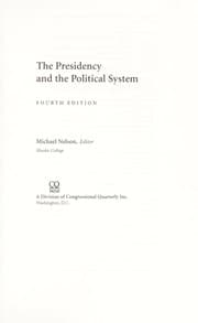 Tapa de The Presidency and the political system