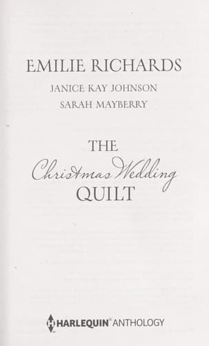 Tapa de The Christmas wedding quilt