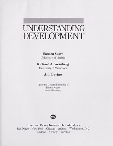 Tapa de Understanding development