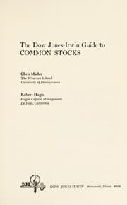 Tapa de The Dow Jones-Irwin guide to common stocks