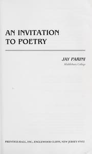 Tapa de An invitation to poetry