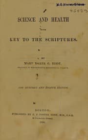 Tapa de Science and health with key to the scriptures