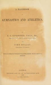Tapa de A handbook of gymnastics and athletics