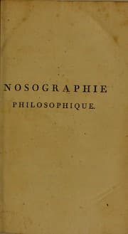 Tapa de Nosographie philosophique : ou, La m©♭thode de l'anaylse appliqu©♭e a la m©♭dicine