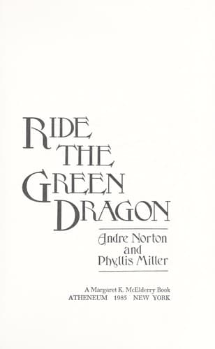 Tapa de Ride the green dragon