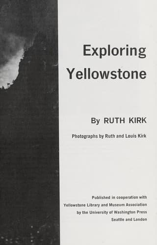 Tapa de Exploring Yellowstone