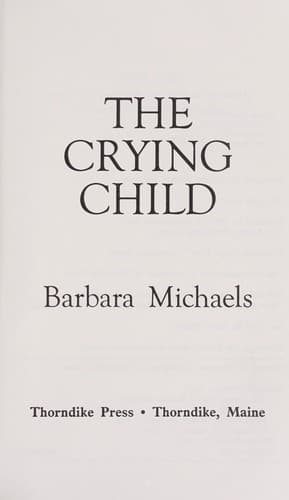 Tapa de The crying child