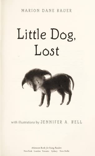 Tapa de Little dog, lost