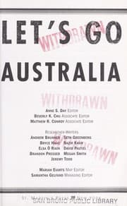 Tapa de Let's Go Australia