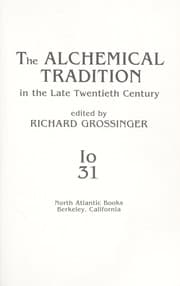 Tapa de The Alchemical tradition in the late twentieth century