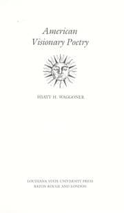 Tapa de American visionary poetry
