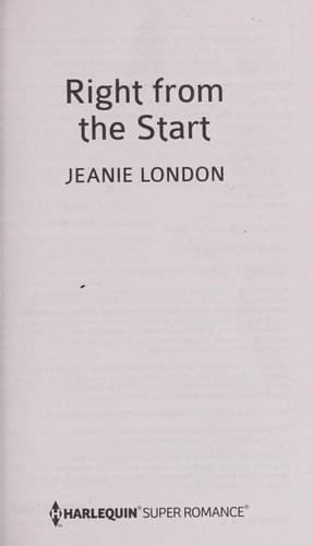 Tapa de Right from the start