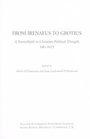 Tapa de From Irenaeus to Grotius