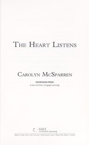 Tapa de The heart listens