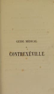 Tapa de Guide m©♭dical ©  Contrex©♭ville (Vosges)