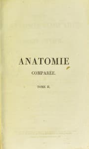 Tapa de Le©ʹons d ́anatomie compar©♭e de G. Cuvier