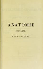 Tapa de Le©ʹons d ́anatomie compar©♭e de G. Cuvier