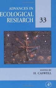 Tapa de Advances in Ecological Research, Volume 33 (Advances in Ecological Research) (Advances in Ecological Research)