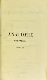 Tapa de Le©ʹons d ́anatomie compar©♭e de G. Cuvier