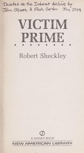 Tapa de Victim Prime