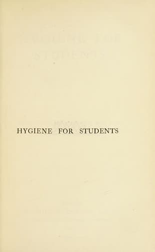 Tapa de Hygiene for students