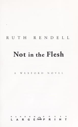 Tapa de Not in the flesh