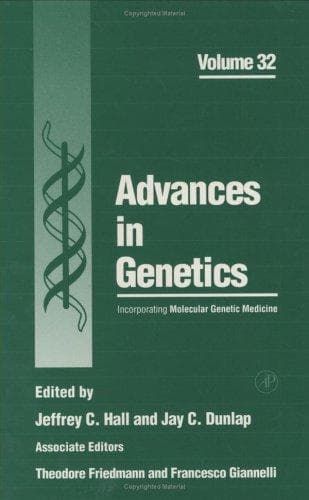 Tapa de Advances in genetics, volume 32, 1995-