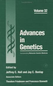 Tapa de Advances in genetics, volume 32, 1995-