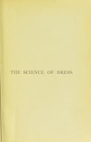 Tapa de The science of dress in theory and practice