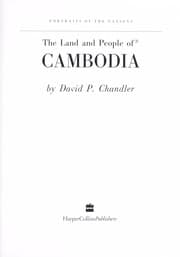 Tapa de The land and people of Cambodia