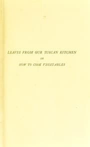 Tapa de Leaves from our Tuscan kitchen, or, How to cook vegetables
