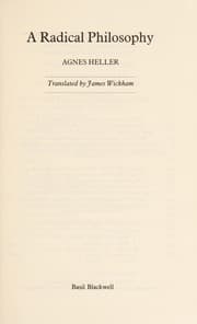 Tapa de A radical philosophy