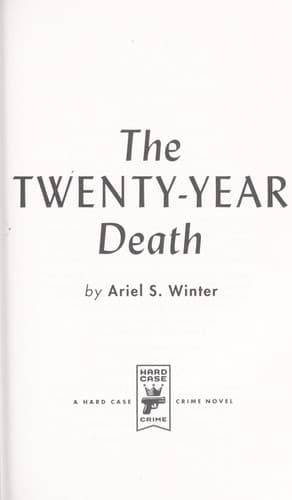 Tapa de The twenty-year death