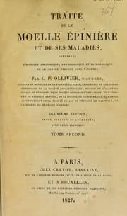 Tapa de Trait©♭ de la moelle ©♭pini©·re et de ses maladies